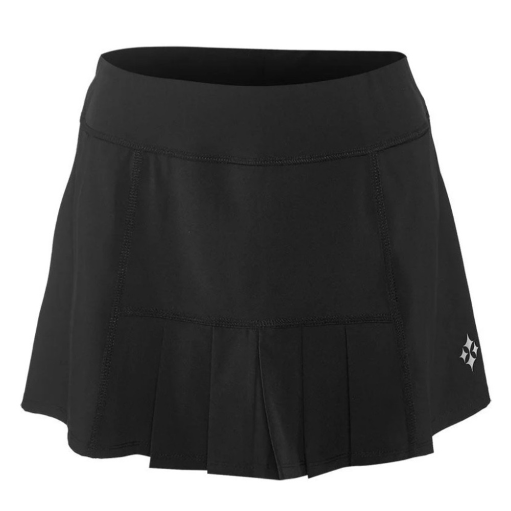 JoFit Womens Essential Dash Pleated Tennis Skort Skirt Golf Pickleball Black New - Picture 4 of 6